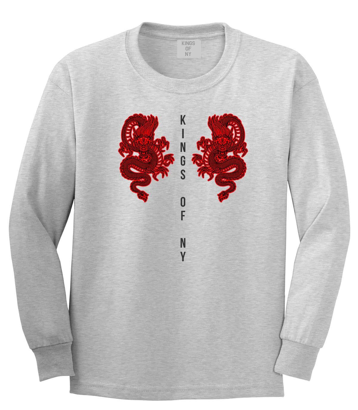 2 Chinese Dragon Long Sleeve T-Shirt