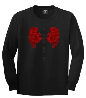 2 Chinese Dragon Long Sleeve T-Shirt