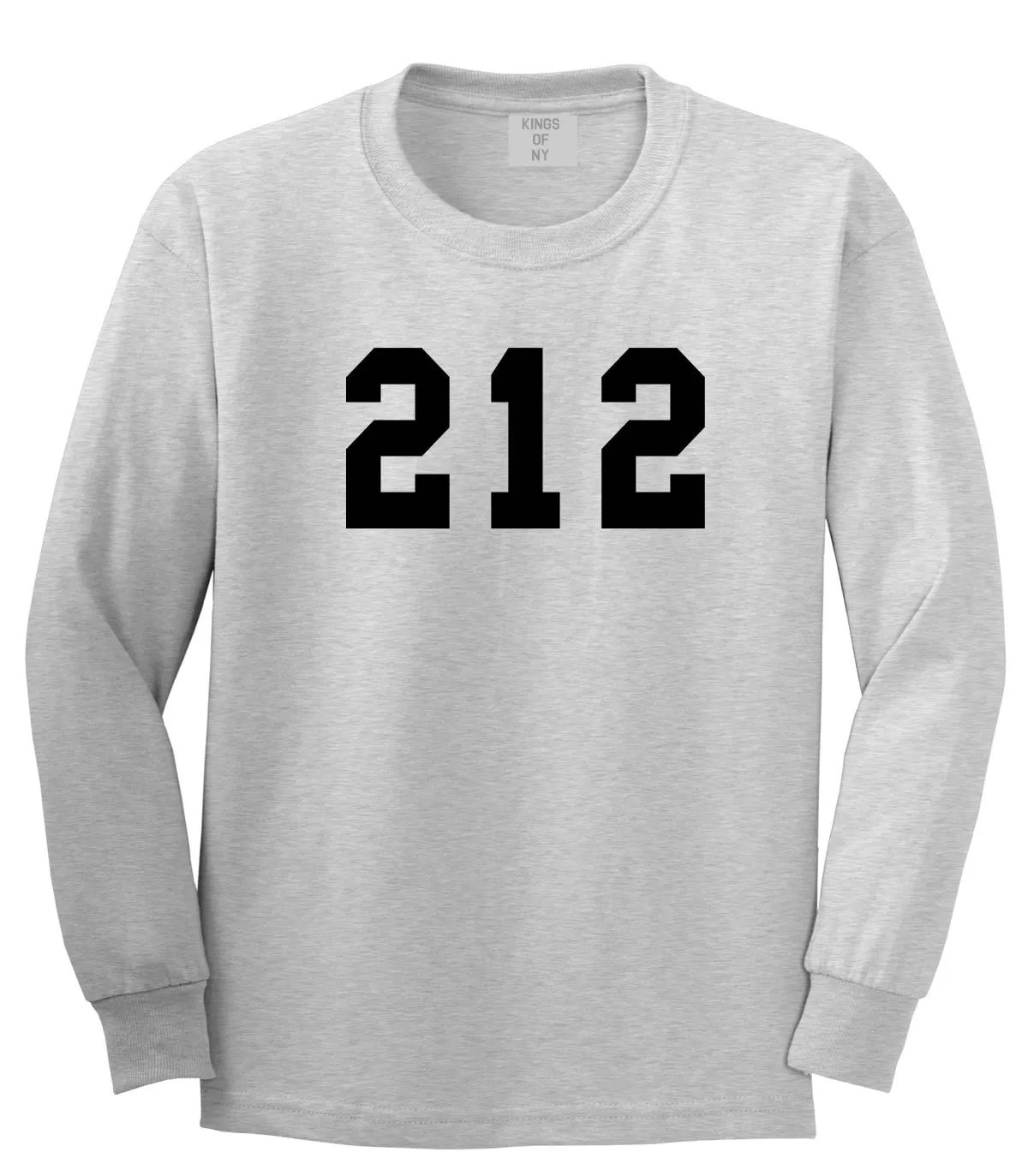 212 New York Area Code Long Sleeve T-Shirt