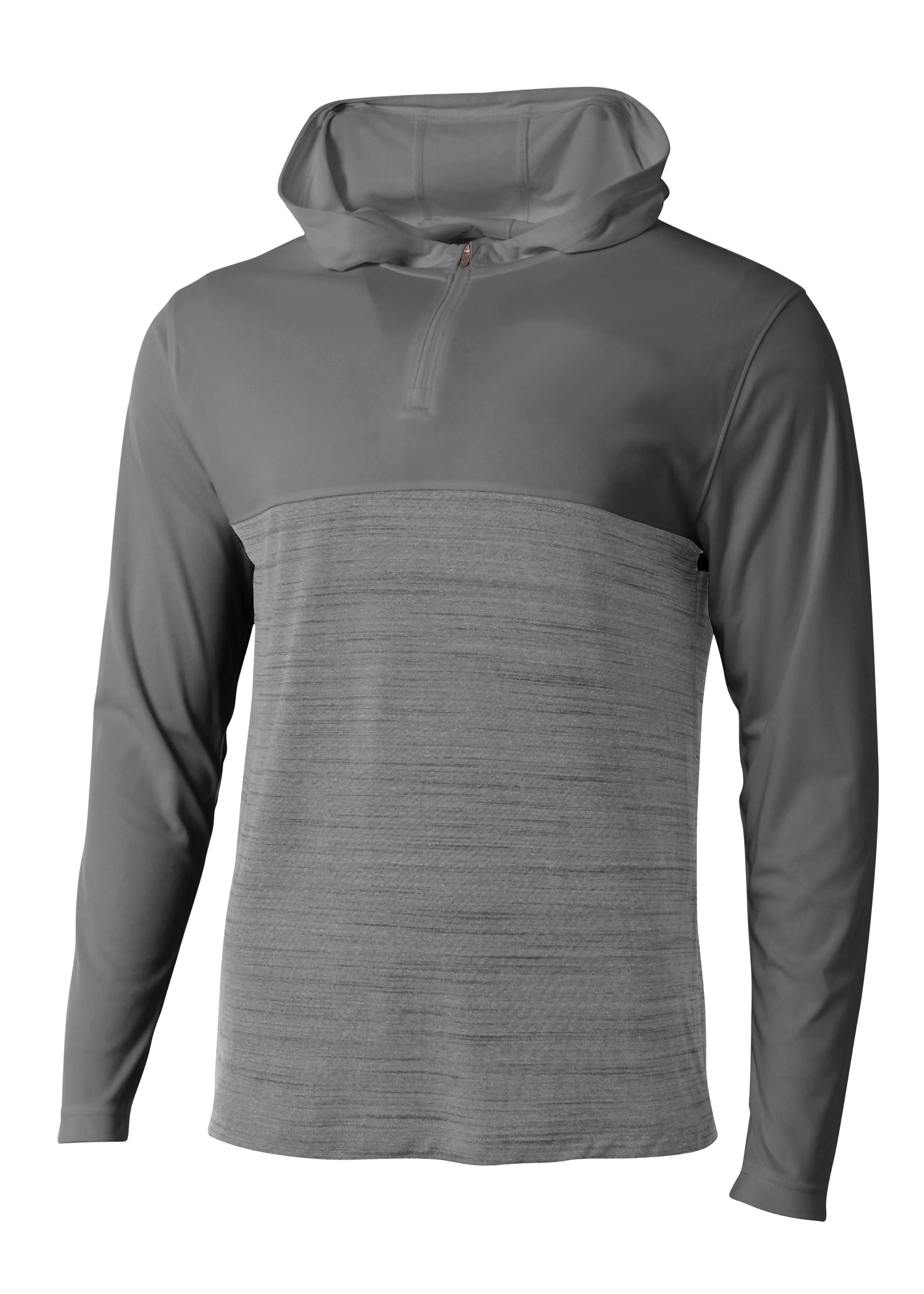 A4 Mens Slate Quarter Zip Hoodie