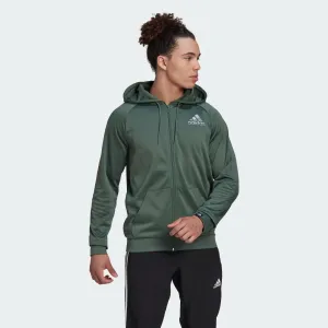 adidas AEROREADY Game and Go Small Logo Full-Zip Men's Hoodie