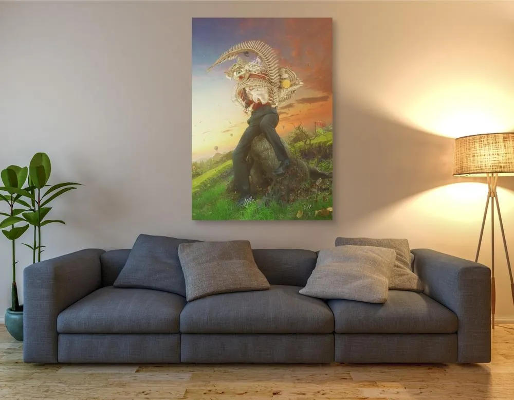 'Afraid of Monsters' by Mario Sanchez Nevado, Canvas Wall Art