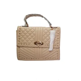 ALDO Beige 'GALELARWEN' Gold Stud Satchel | Brand New |