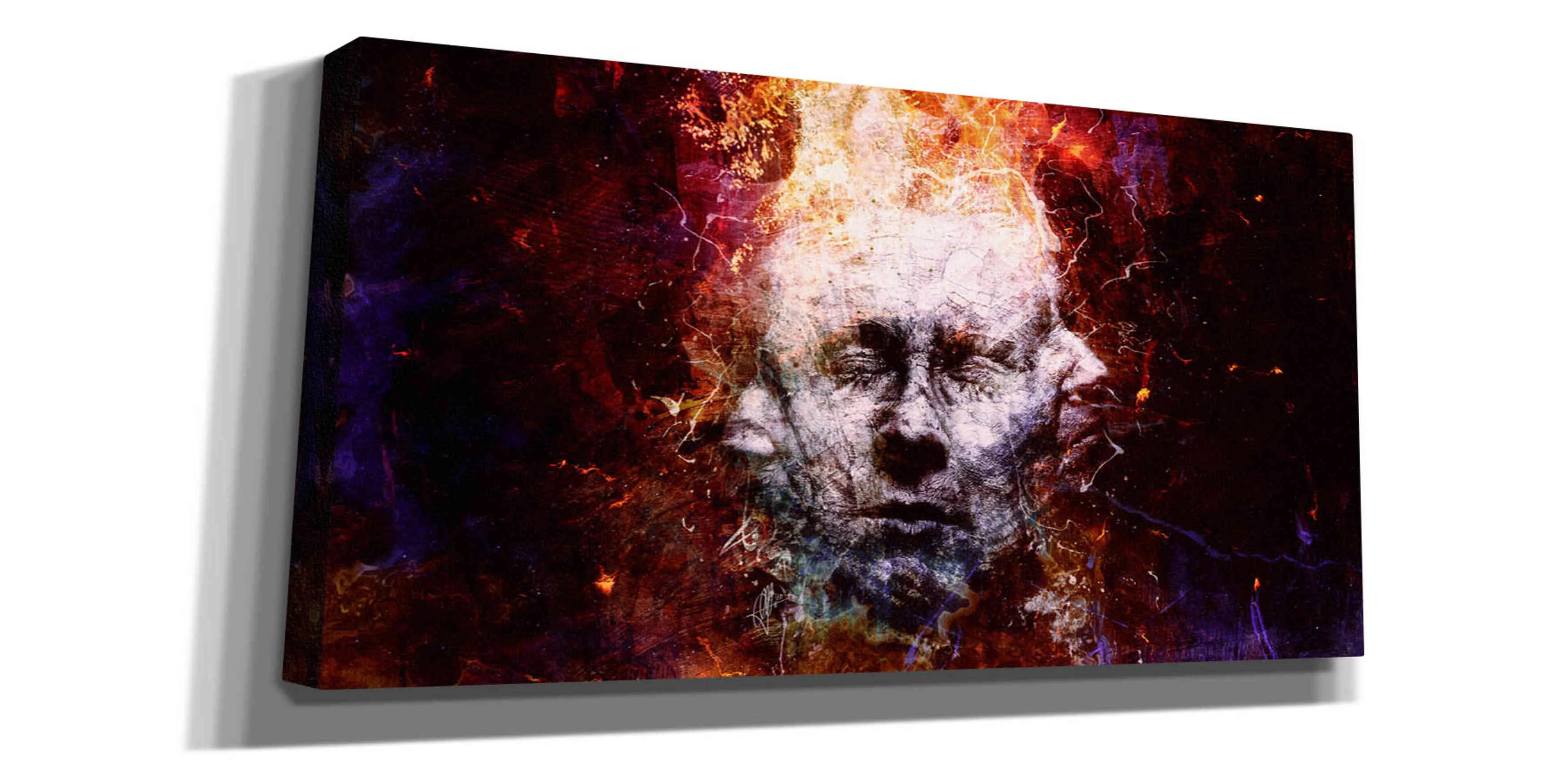 'All My Faces' by Mario Sanchez Nevado, Canvas Wall Art