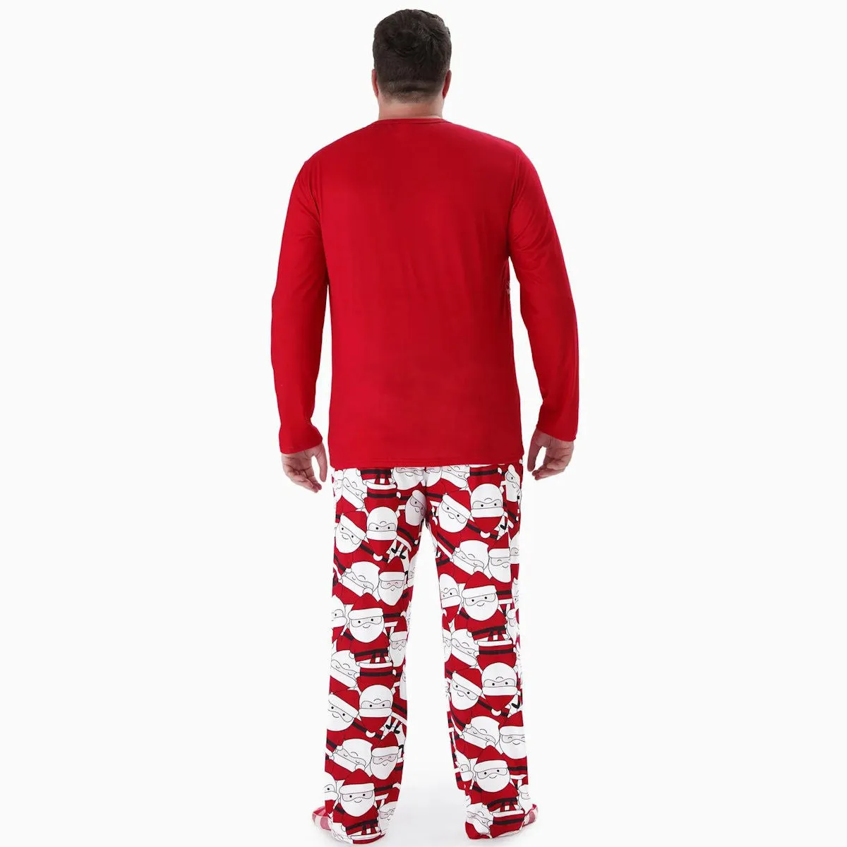 Allover Santa Claus Pajamas for Family Merry Xmas Reindeer Snowflake