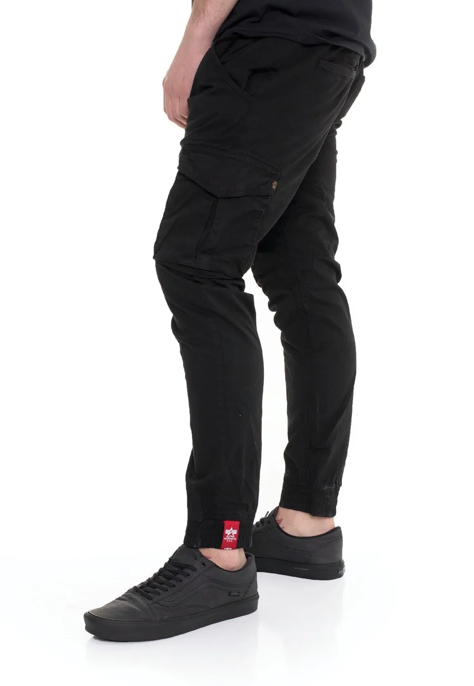 Alpha Industries - Cotton Twill Jogger Black - Pants