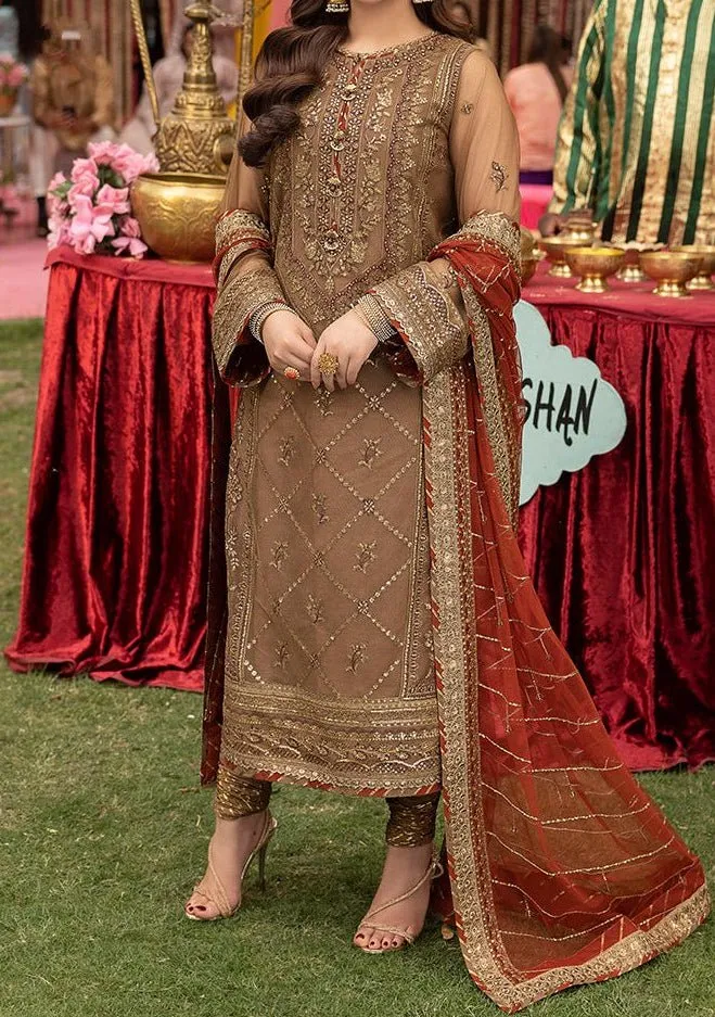 Asim Jofa Jag Mag Pakistani Net Dress