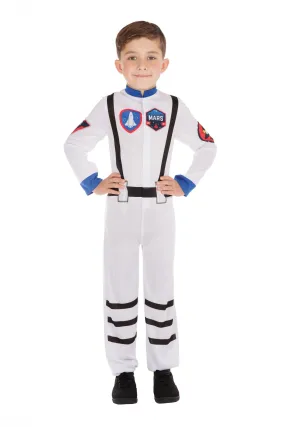 Astronaut Mars White Costume Kids