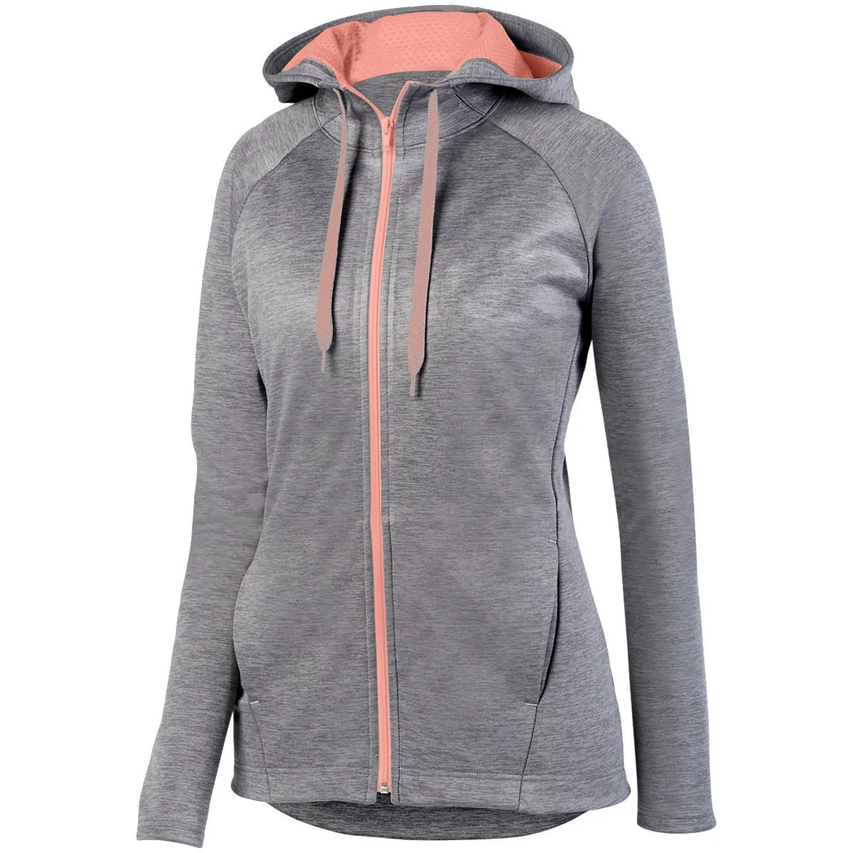 Augusta Women's Zoe Tonal Heather Full Zip Hoodie