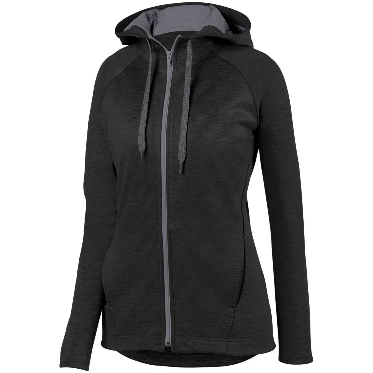 Augusta Women's Zoe Tonal Heather Full Zip Hoodie