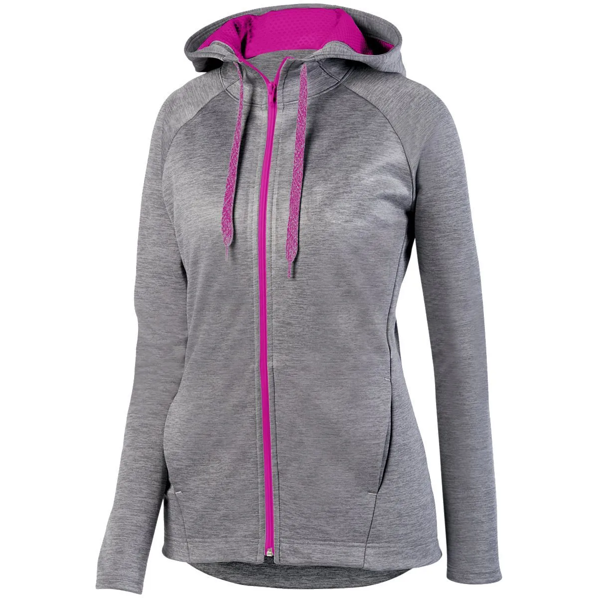 Augusta Women's Zoe Tonal Heather Full Zip Hoodie