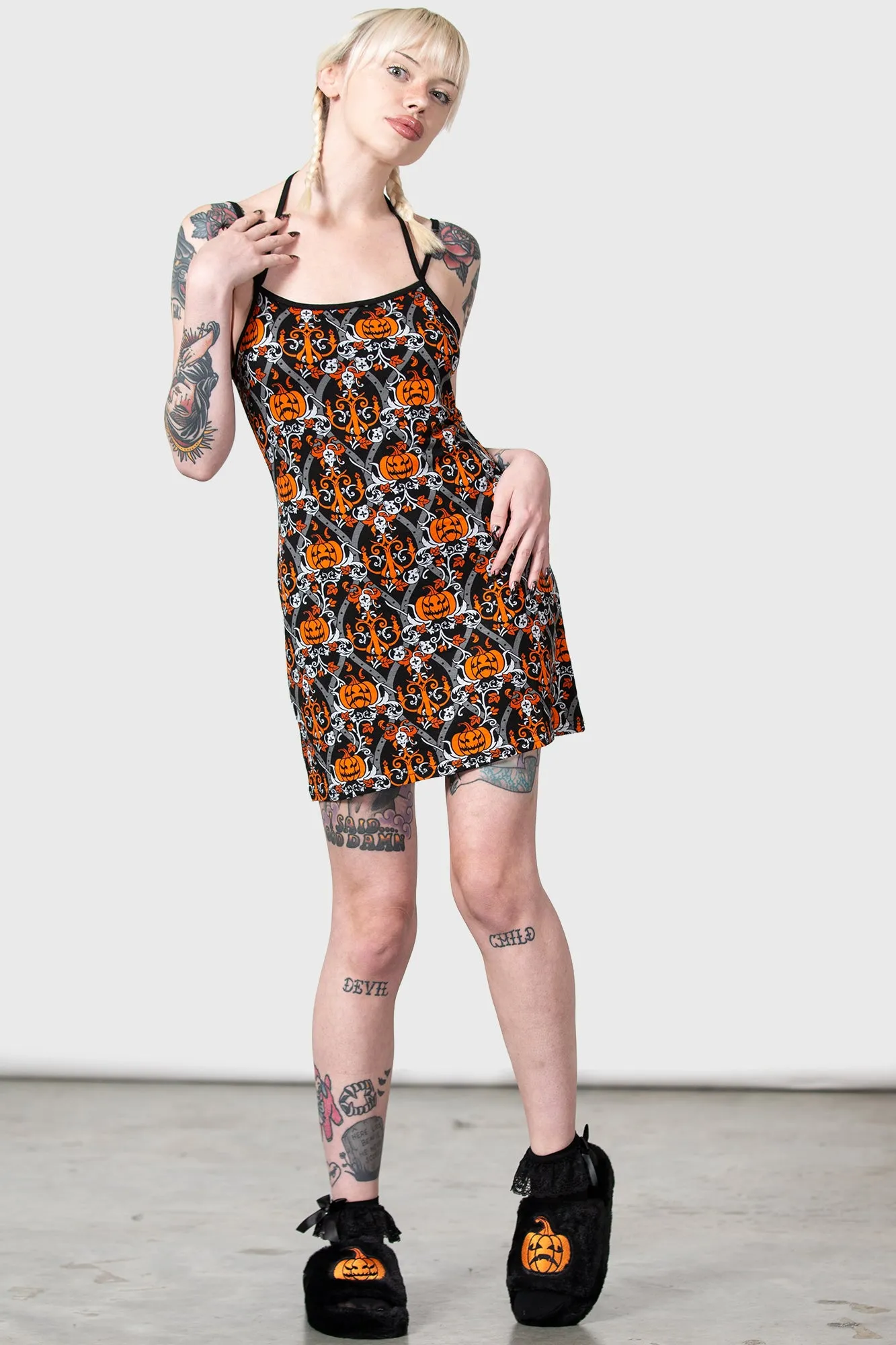 Autumn Slumber Slip Dress