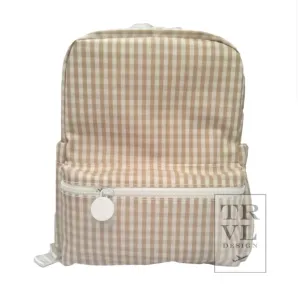 Backpacker - Khaki Gingham