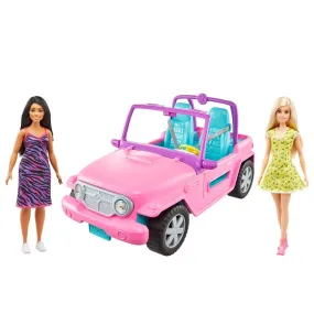 Barbie and Friend Dolls with Vehicle