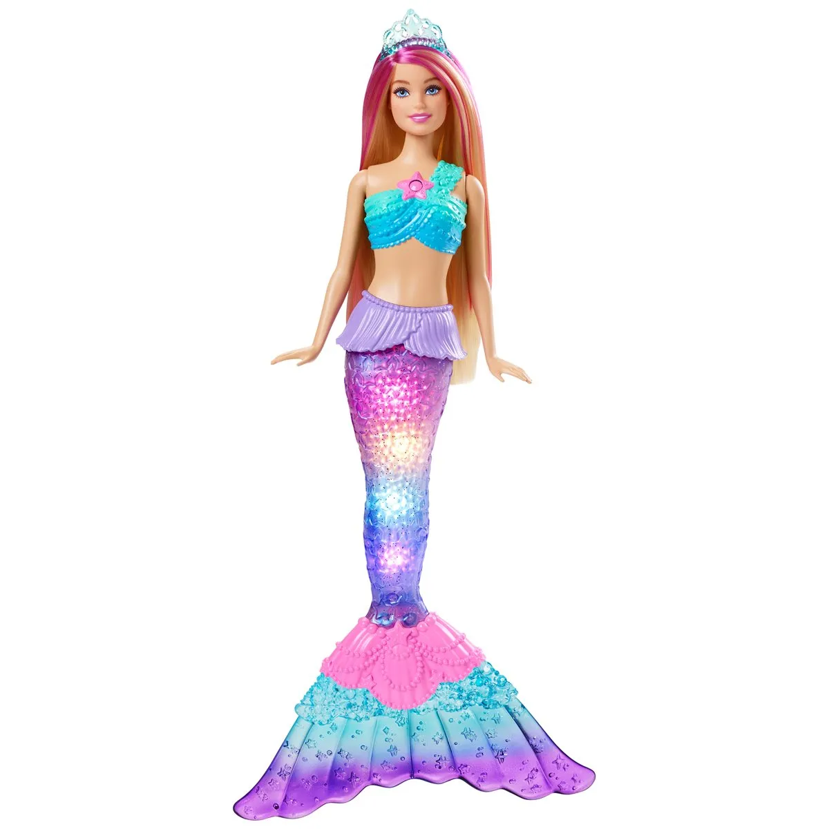 Barbie Dreamtopia Twinkle Lights Mermaid Doll with Blonde Hair