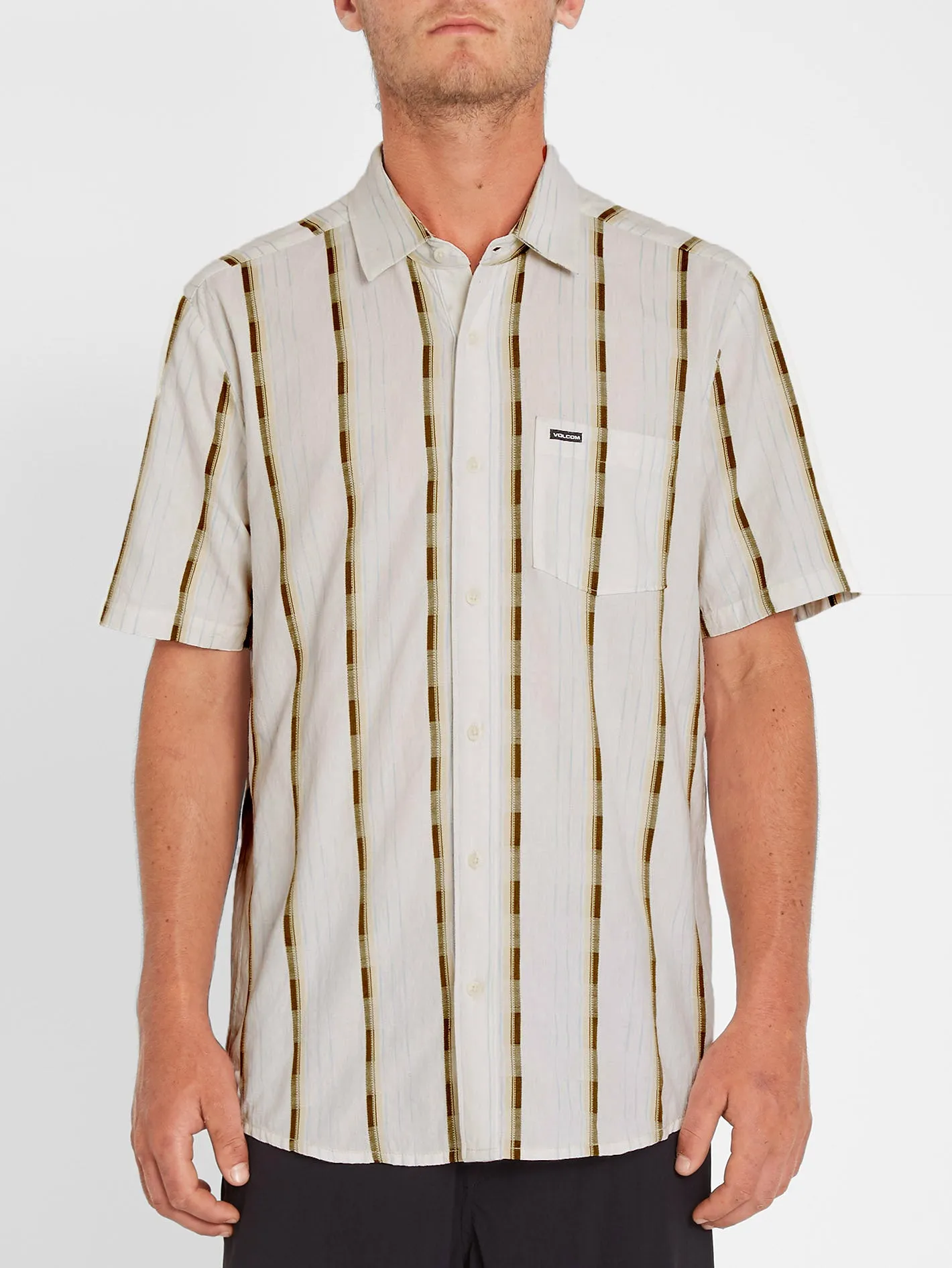 Barrun Stripe Shirt - Primer White