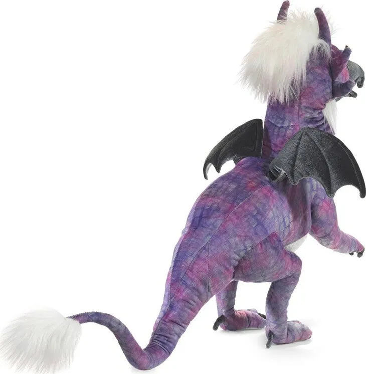 Beaked Purple Dragon Puppet