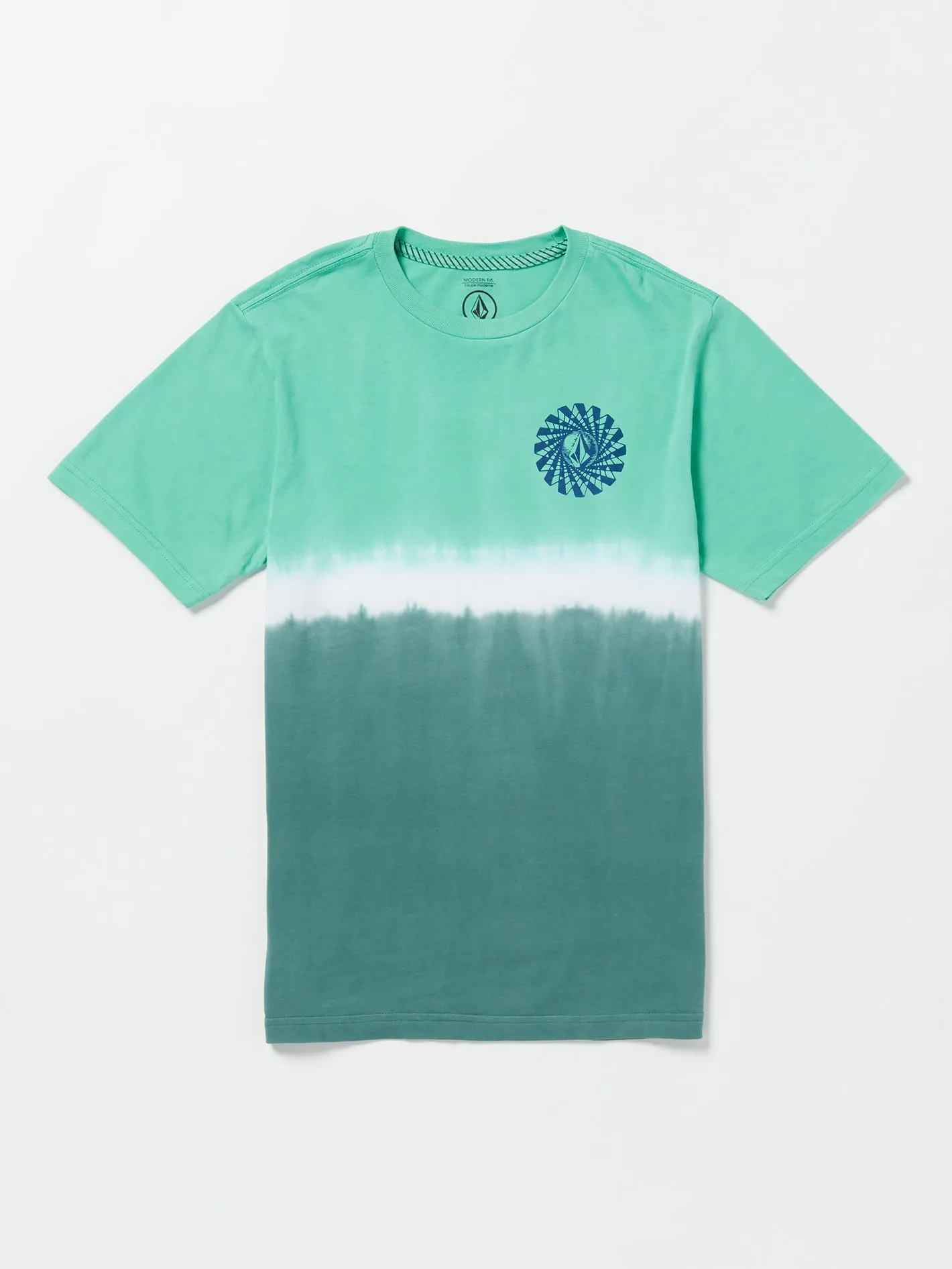 Big Boys Molcher Dip Dye Short Sleeve Tee - Service Blue