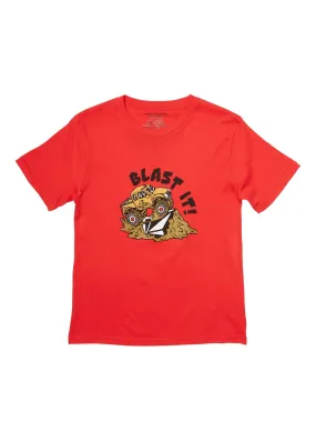 Blast It T-shirt - FIERY RED (Kids)