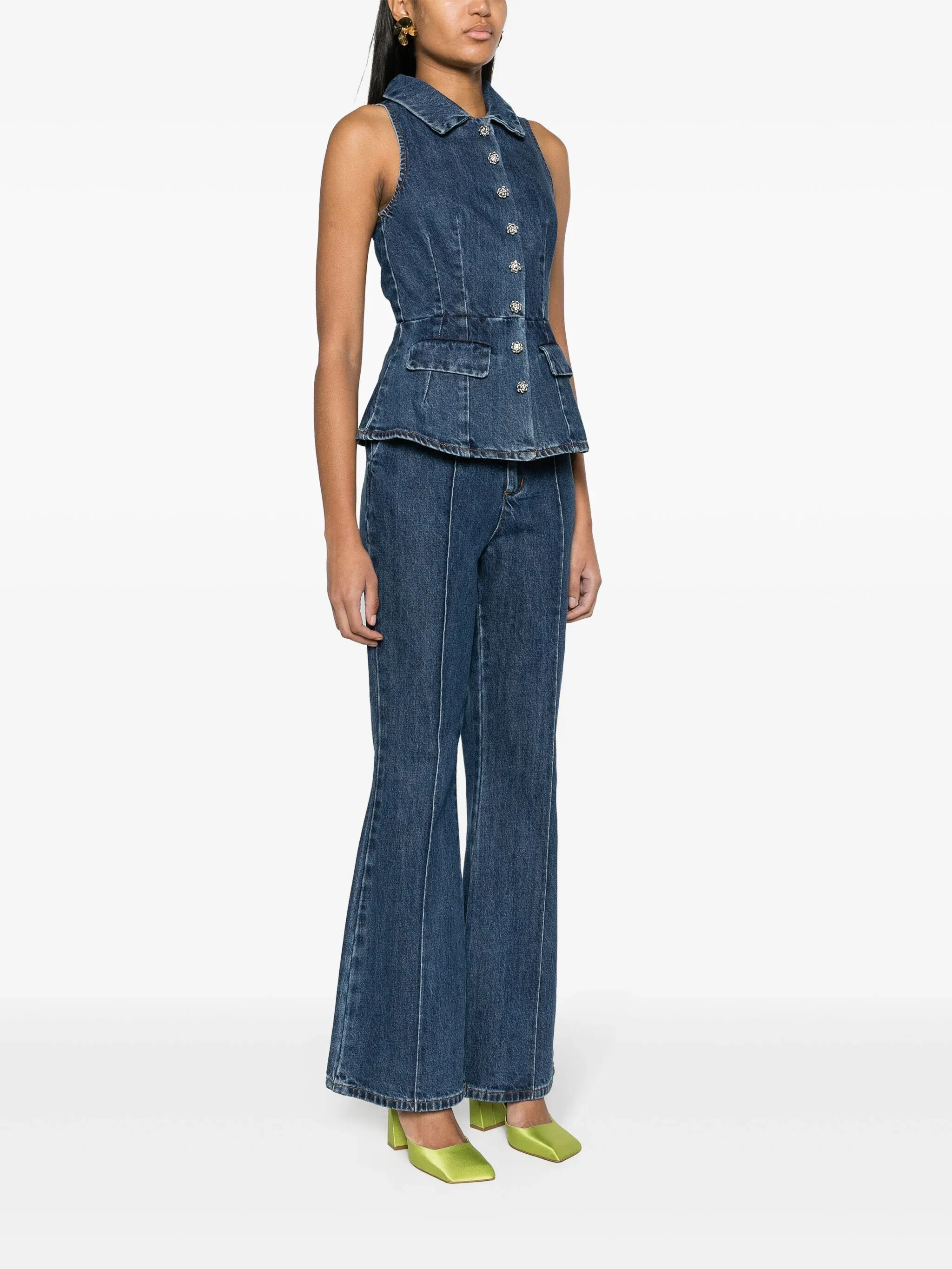 Blue Denim Jumpsuit