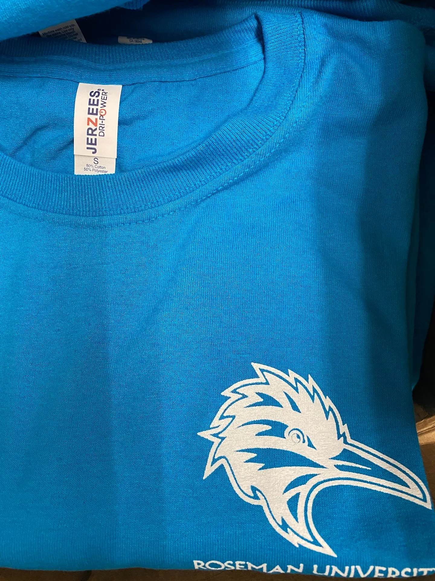 Blue Long-sleeve shirt with Roadrunner Logo