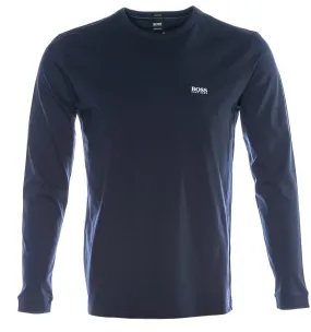 BOSS Togn Long Sleeve T-Shirt in Navy