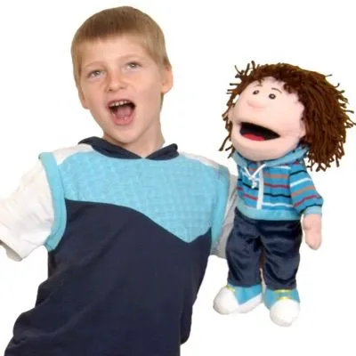 Boy Moving Mouth Hand Puppet