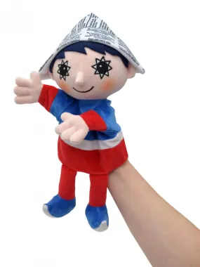 Boy with a Cap 40 cm, hand puppet, plush toy / Vecernicek plysovy manasek