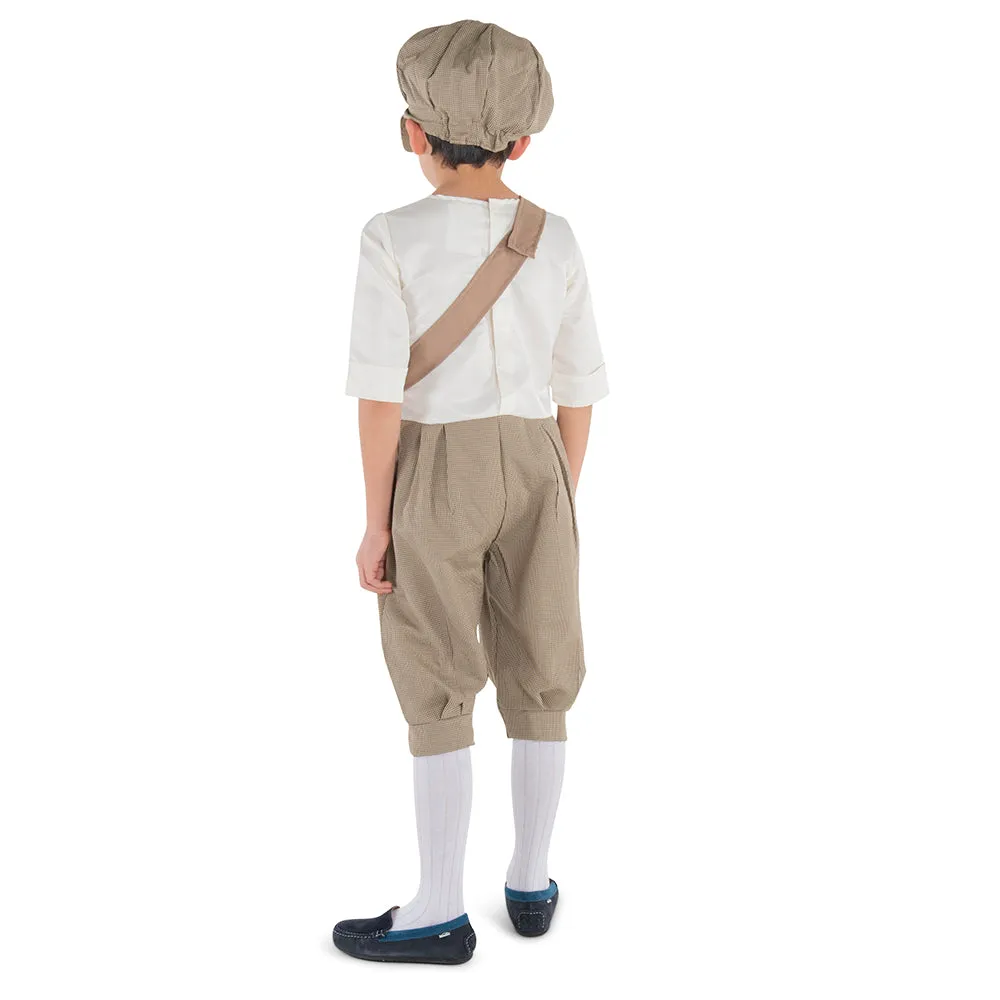 Boys Vintage Newsboy Costume