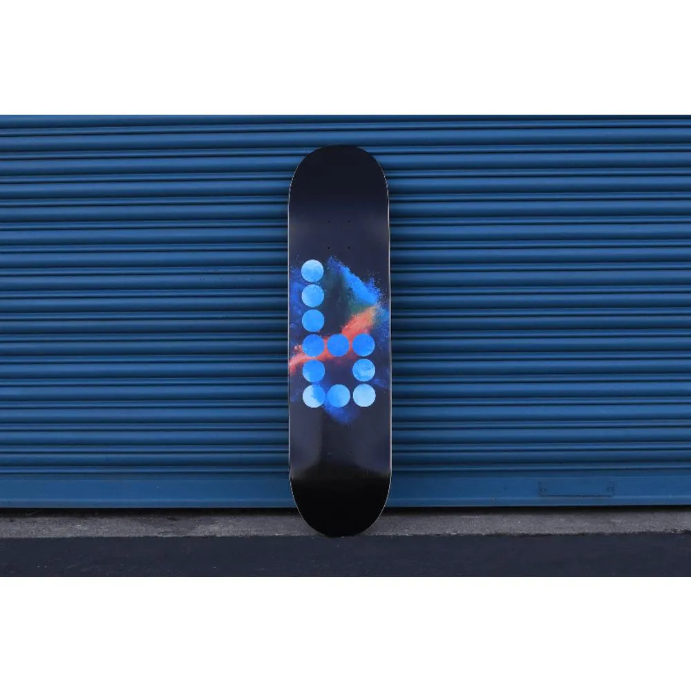 Braille Reimagined Classics: Midnight "b" Skateboard Deck