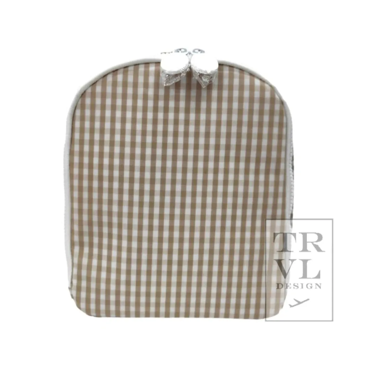 Bring It Lunch Tote - Khaki Gingham