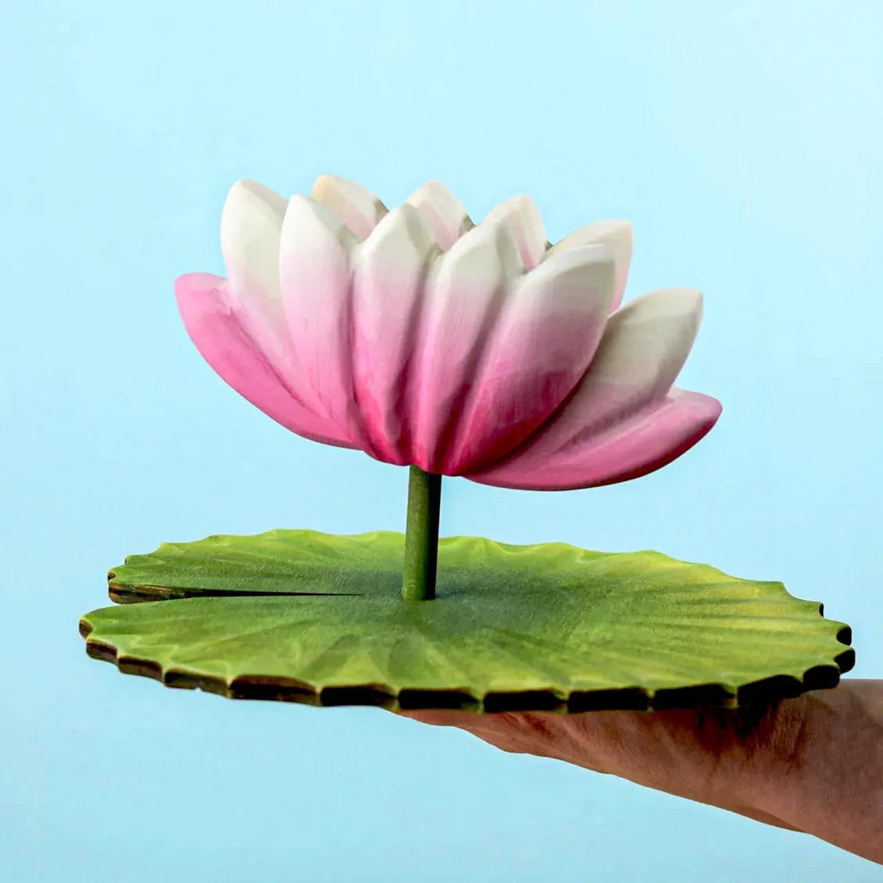 Bumbu Large Wooden Lotus Flower