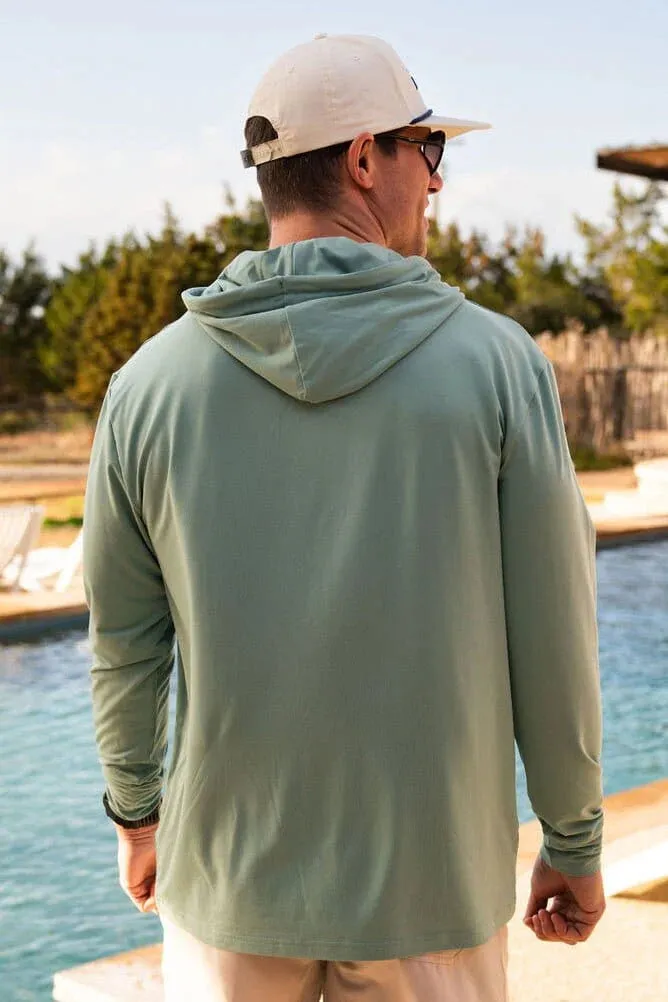 Burlebo Performance Hoodie Ocean Swell