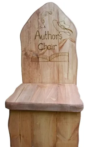 Burnished Author's Chair – Enchanting Outdoor Storytelling Seat