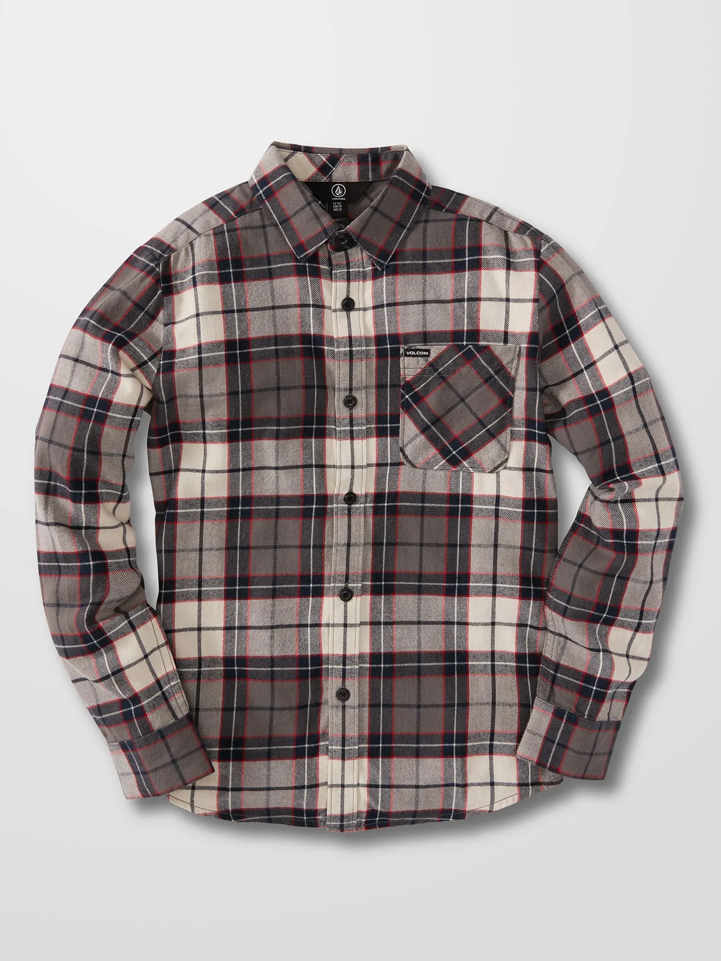 Caden Plaid Shirt - BLEACHED SAND - (BOYS)