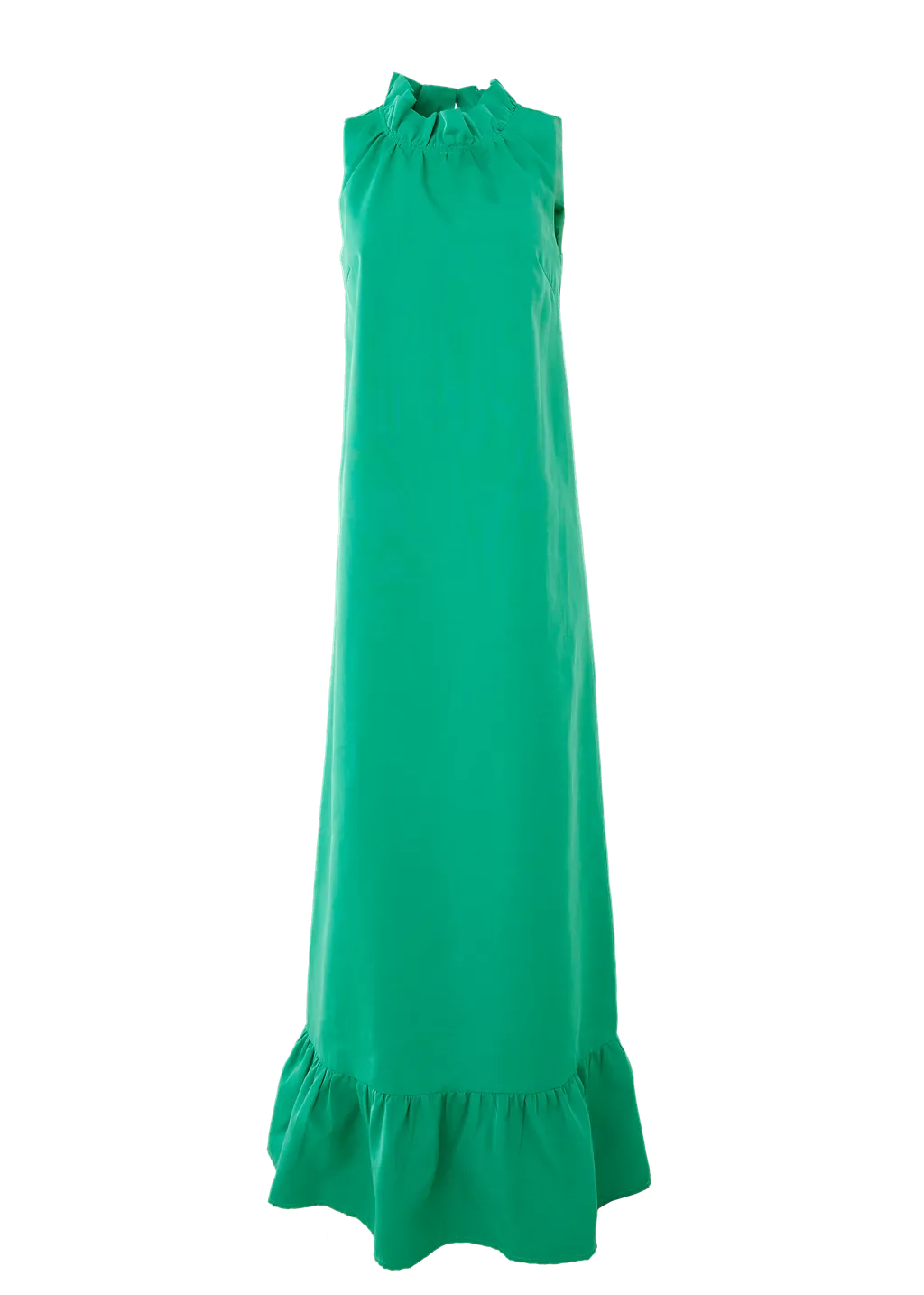 Camille Gown Kelly Green Faille