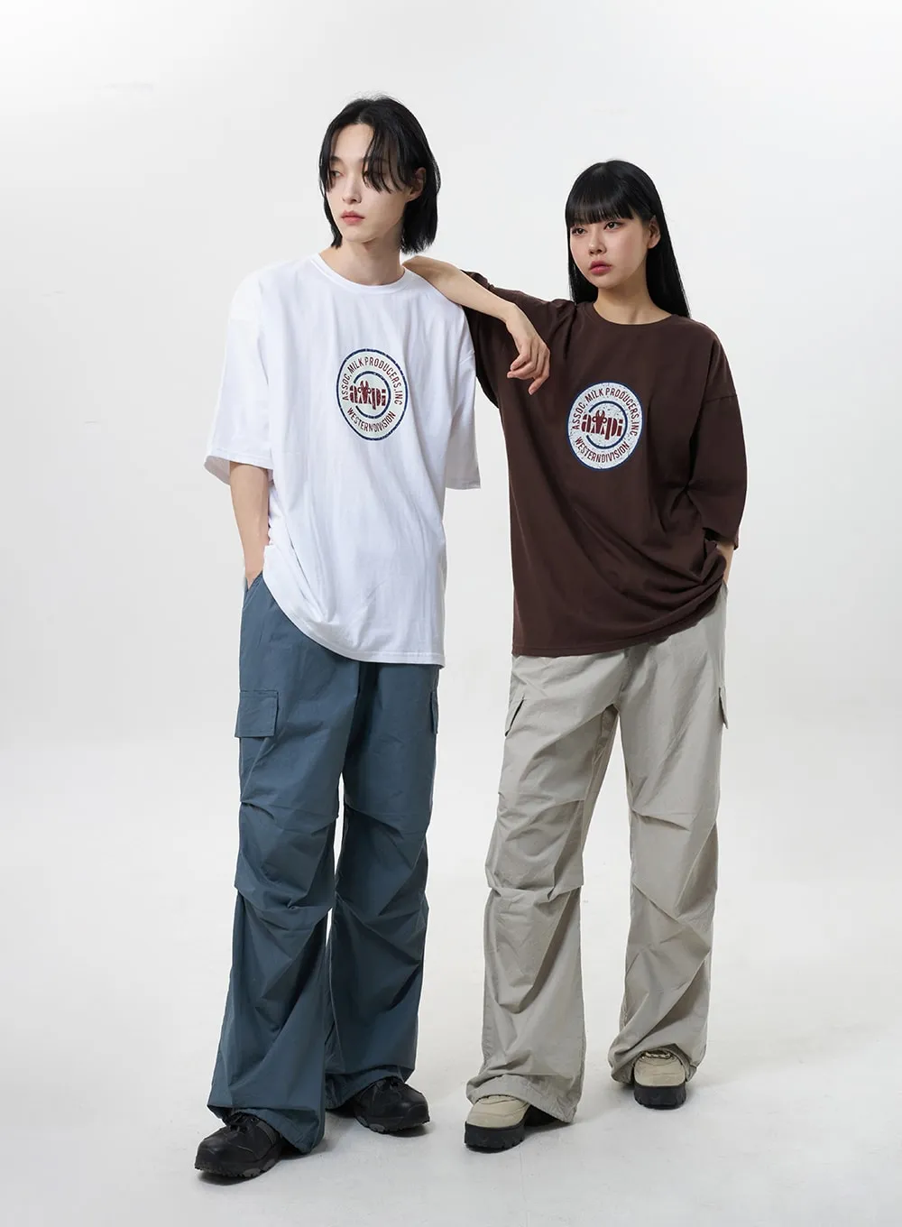 Cargo Wide Pants Unisex CY319