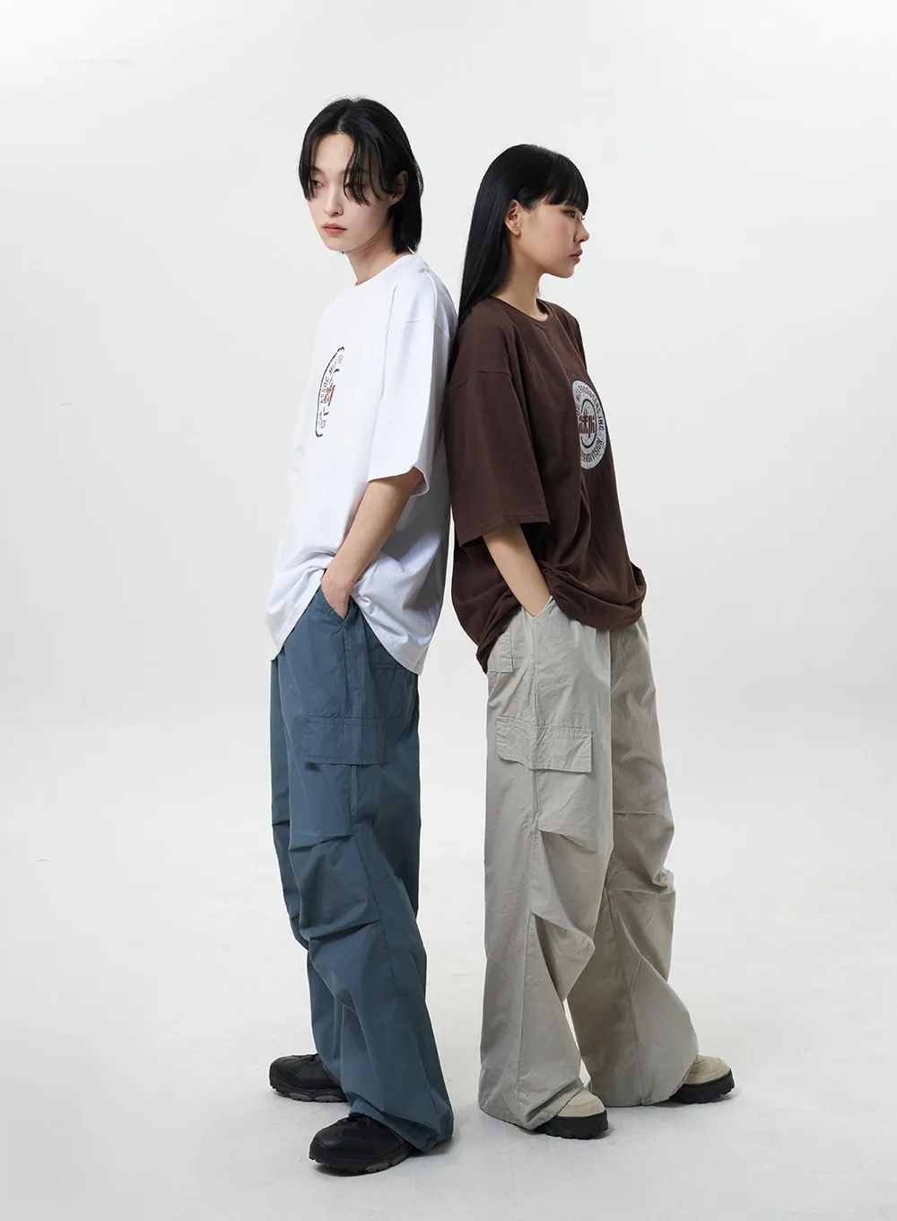 Cargo Wide Pants Unisex CY319