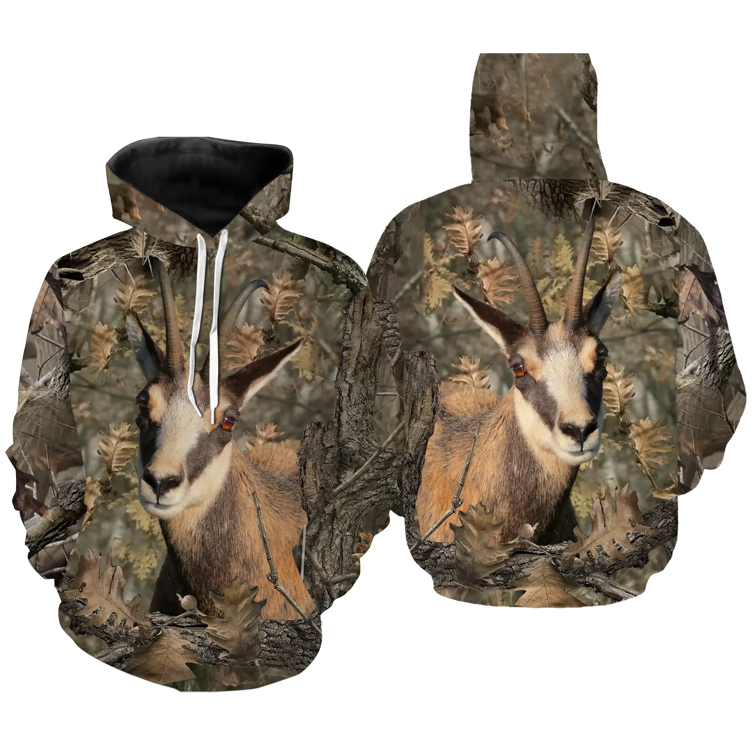 Chasse à l'approche au Chamois, T shirt Chasseur, Camouflage, Vêtements de Chasse - CTS24052226