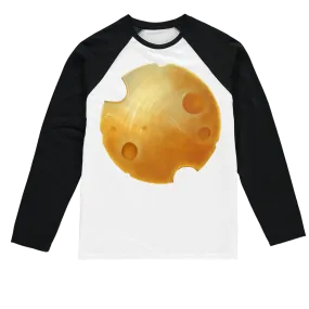 Cheese Sublimation Baseball Long Sleeve T-Shirt