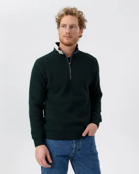 Classic Windproof Sweater- Pine