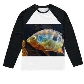 Colorful Fish Sublimation Baseball Long Sleeve T-Shirt