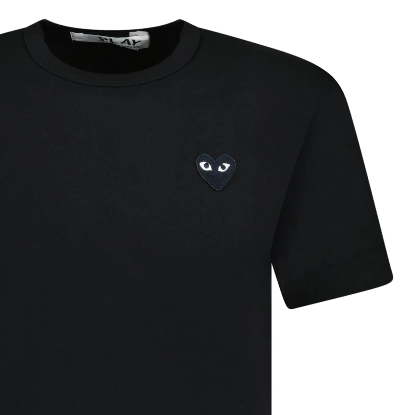 Comme Des Garcons Black Heart Logo T-Shirt Black