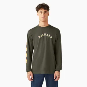 Dickies X Spitfire Long Sleeve T-Shirt - Olive