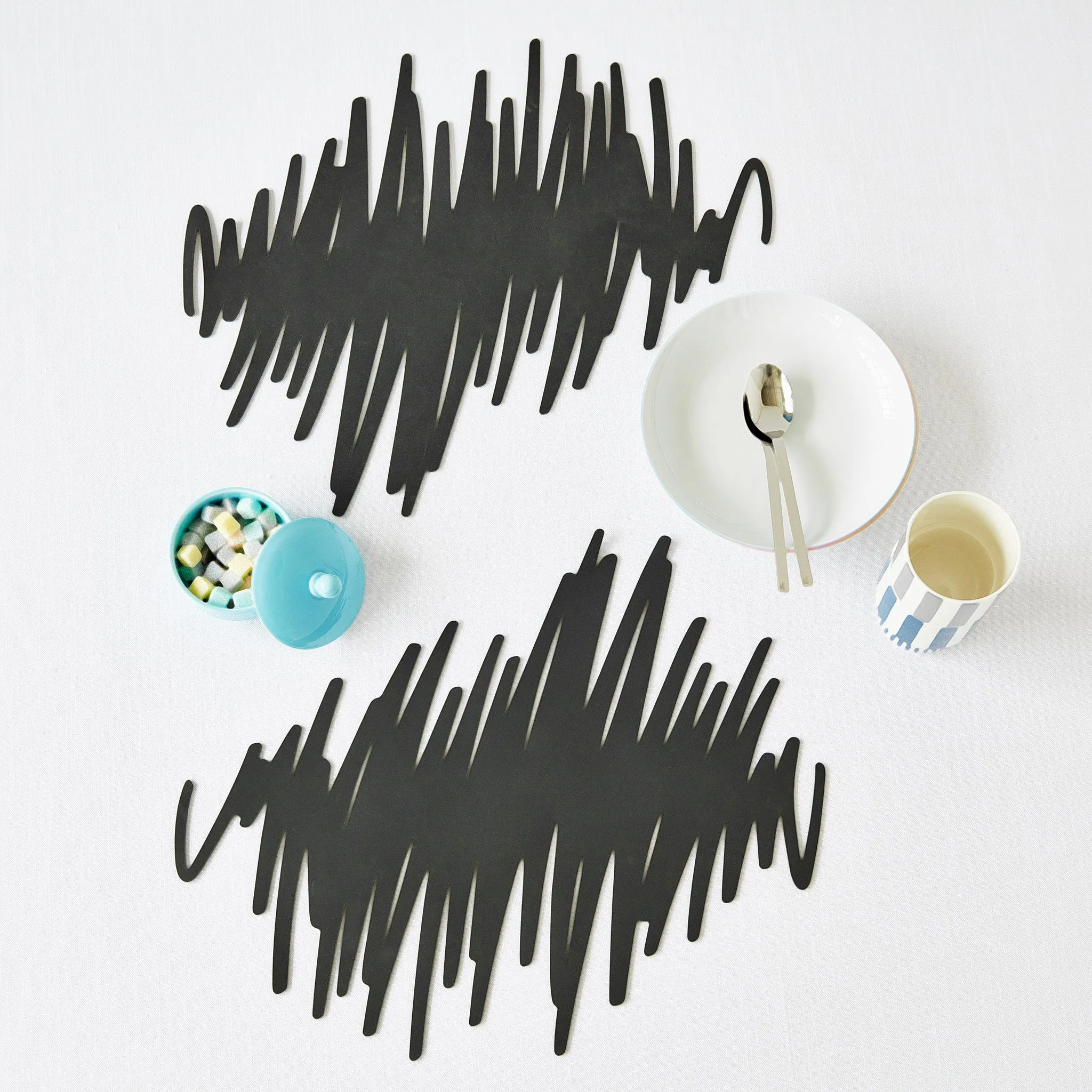 Doodle Placemat - Black Doodle