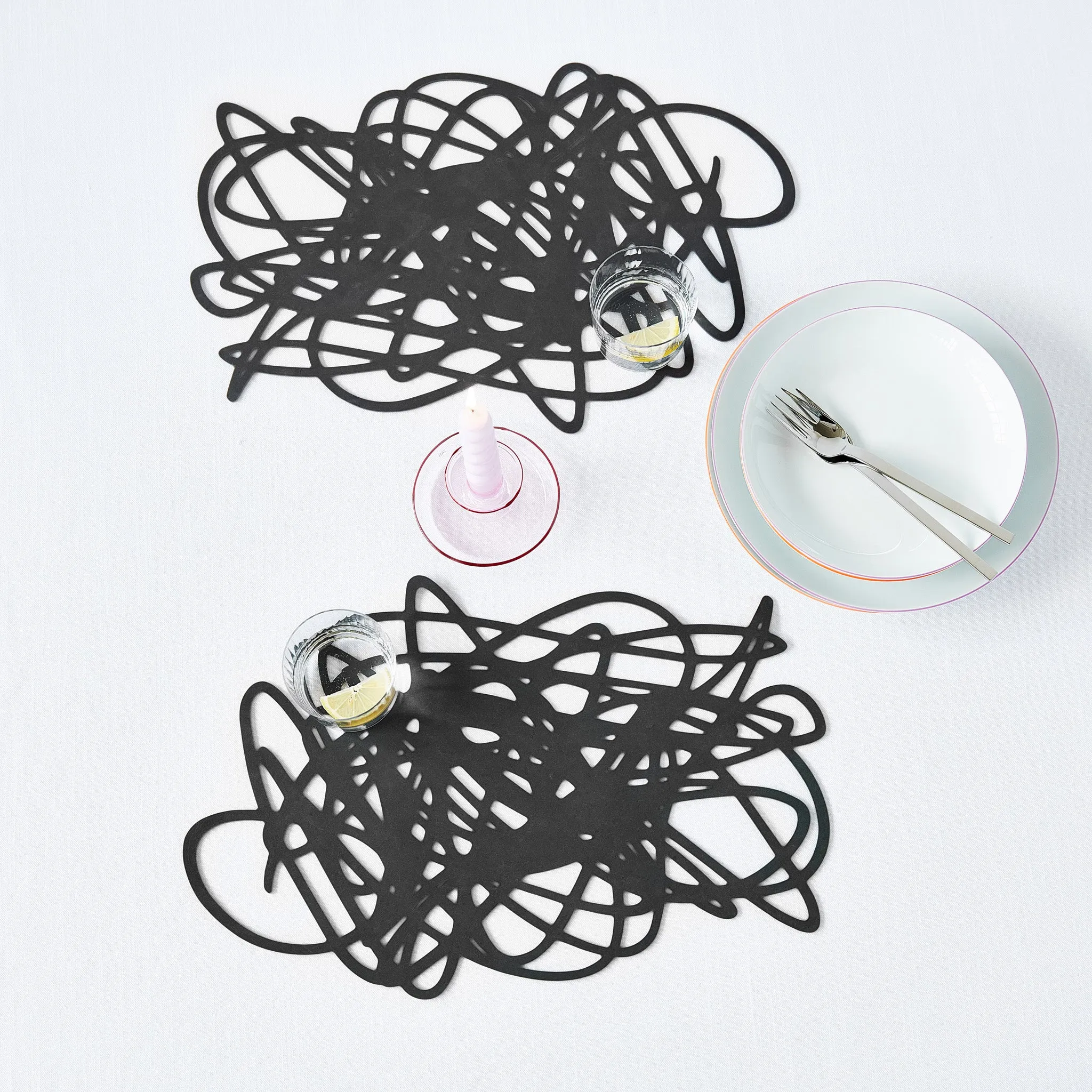 Doodle Placemat - Black Doodle