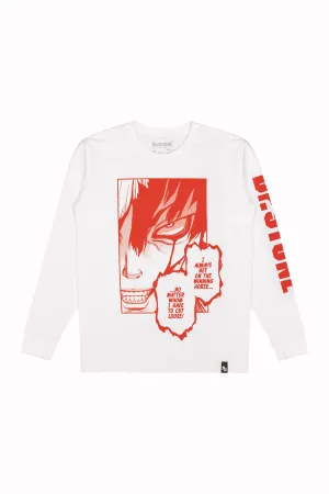 Dr. STONE Gen Cut Loose Long Sleeve Tee - White