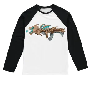 Dragon Gun Sublimation Baseball Long Sleeve T-Shirt