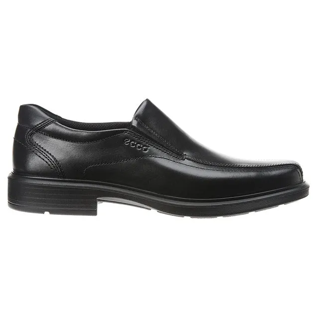 Ecco Helsinki Bike Toe Slip-On Black Leather (Men's)