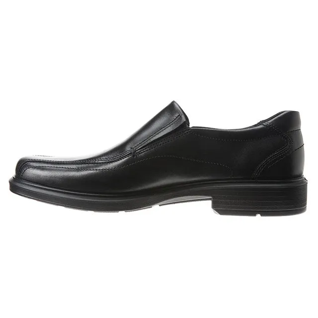 Ecco Helsinki Bike Toe Slip-On Black Leather (Men's)